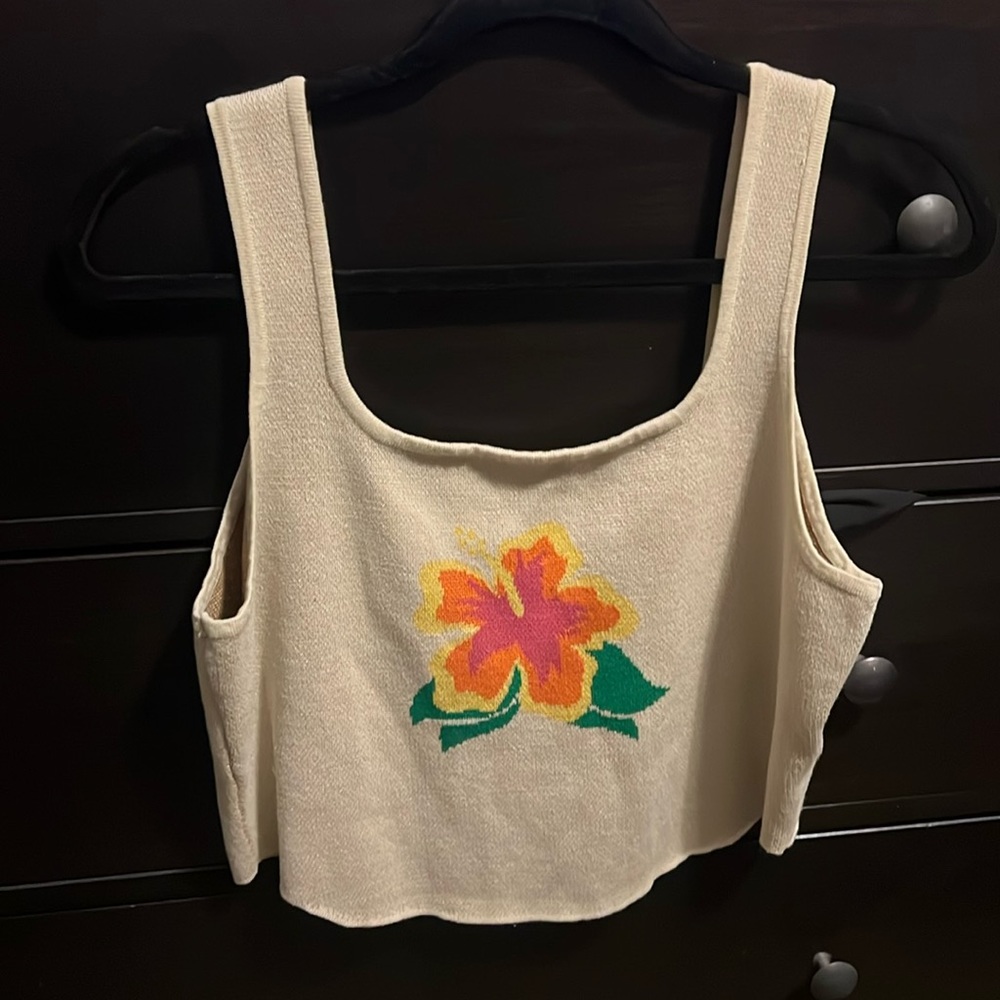 Miss sparkling sweater tank top